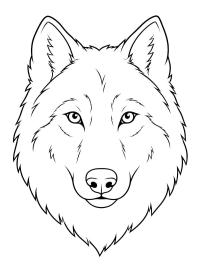 Wolf gezicht