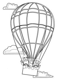 zwaaien uit de luchtballon
