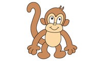 Hoe teken je een aap? Leer hier stap voor stap tekenen!