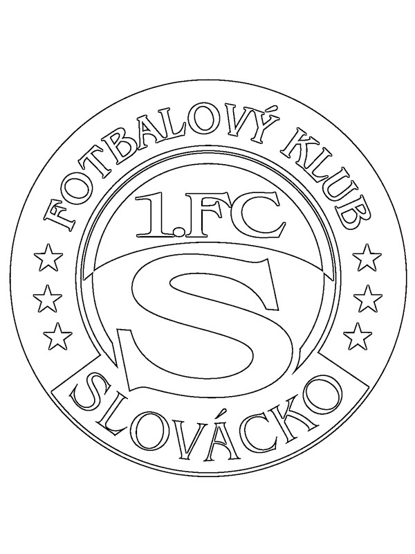 1. FC Slovácko Kleurplaat