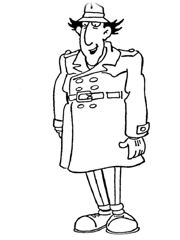 inspector gadget Kleurplaat inspector gadget Kleurplaat