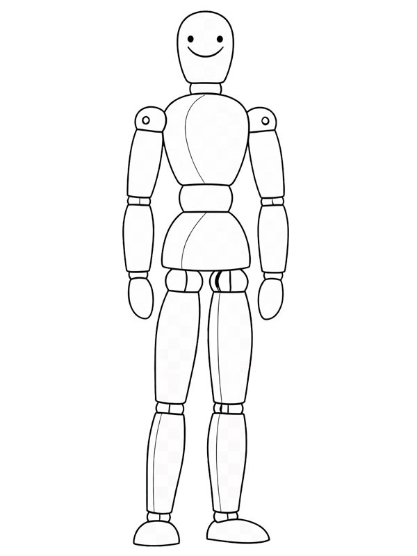 Abel (The Amazing Digital Circus) kleurplaat Abel (The Amazing Digital Circus) kleurplaat