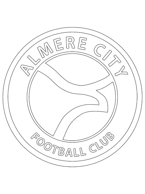 Almere City FC kleurplaat Almere City FC kleurplaat
