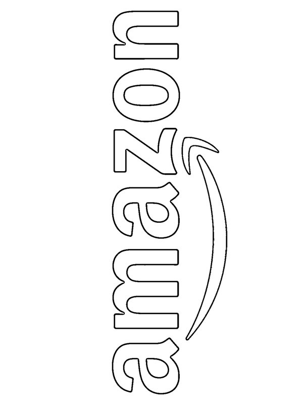 Amazon logo Kleurplaat