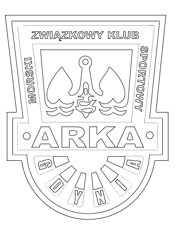 Arka Gdynia Kleurplaat