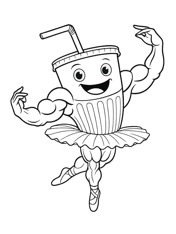 Ballerino Lololo kleurplaat Ballerino Lololo kleurplaat