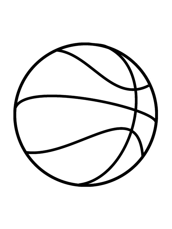 Basketbal Kleurplaat