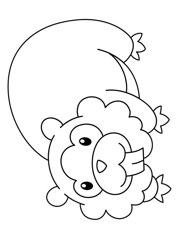 Bidoof (Pokémon) kleurplaat Bidoof (Pokémon) kleurplaat