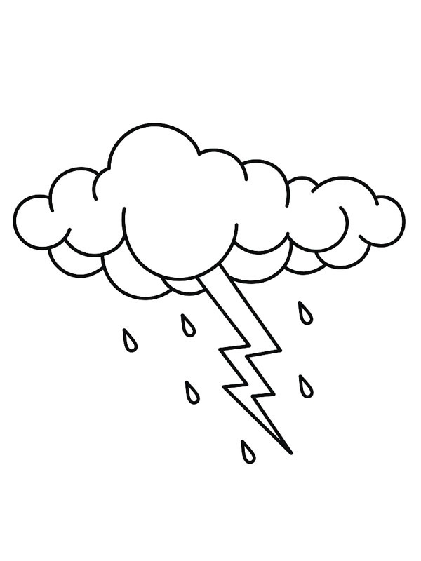 Bliksemschicht kleurplaat Bliksemschicht kleurplaat