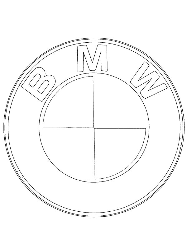 BMW Logo Kleurplaat