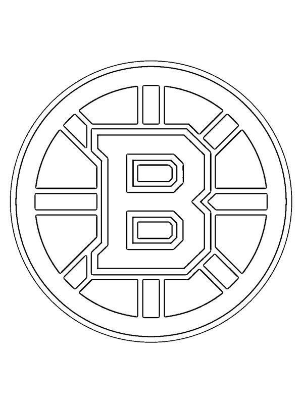 Boston Bruins Kleurplaat