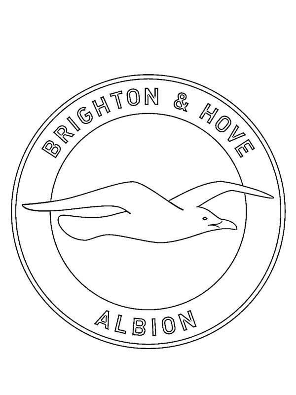 Brighton & Hove Albion Kleurplaat