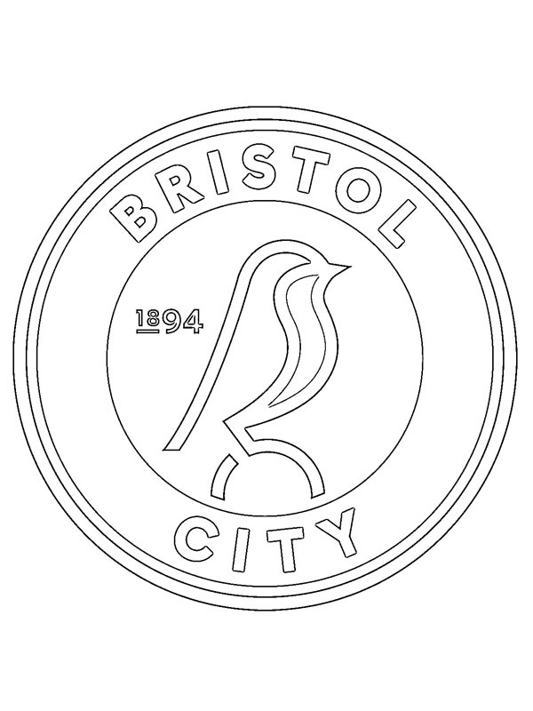 Bristol City FC Kleurplaat