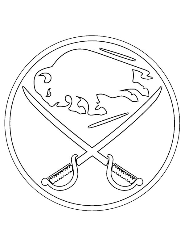 Buffalo Sabres Kleurplaat Buffalo Sabres Kleurplaat