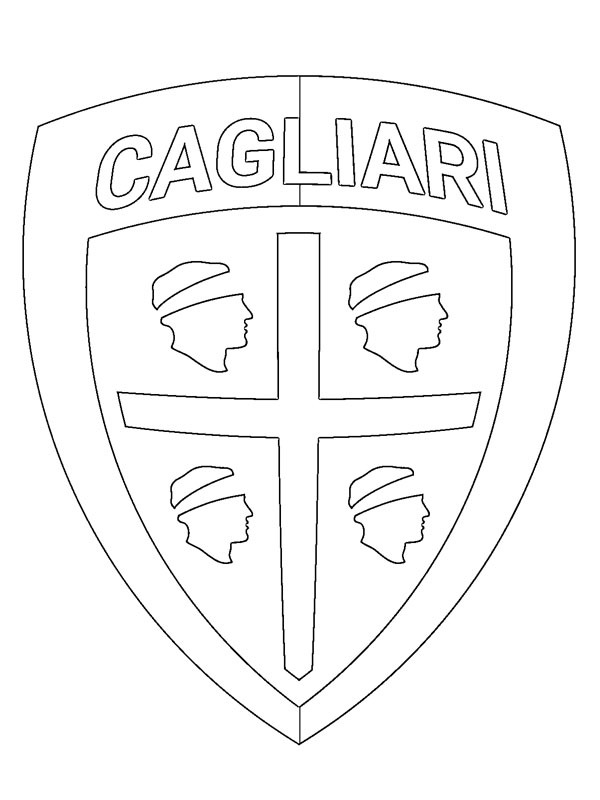 Cagliari Calcio Kleurplaat