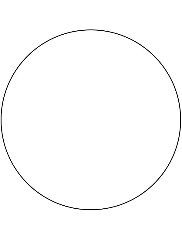 Cirkel Kleurplaat