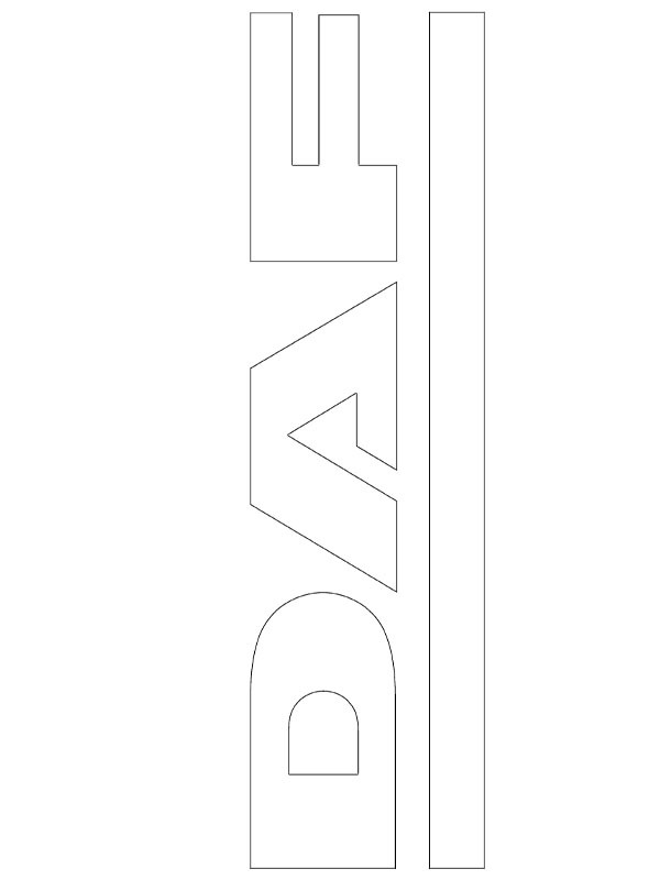 DAF logo Kleurplaat