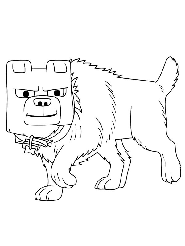 Dennis Minecraft kleurplaat Dennis Minecraft kleurplaat