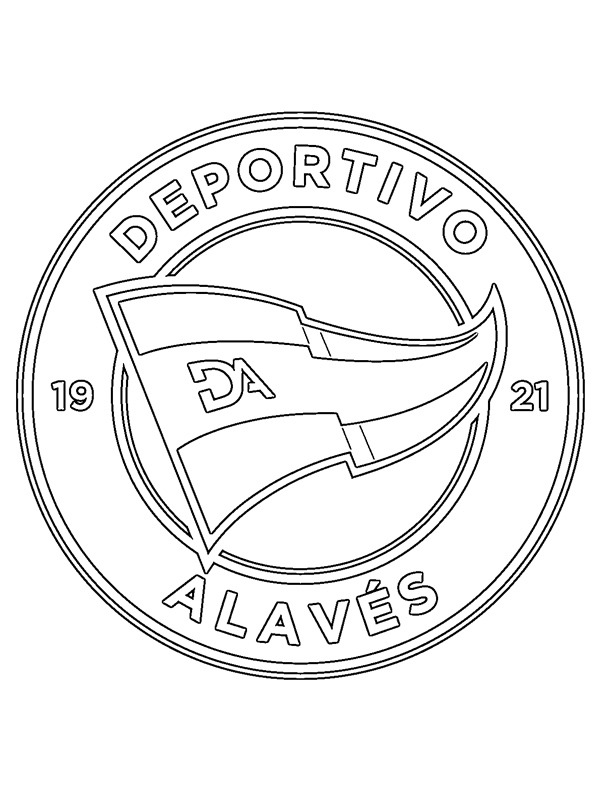 Deportivo Alavés Kleurplaat