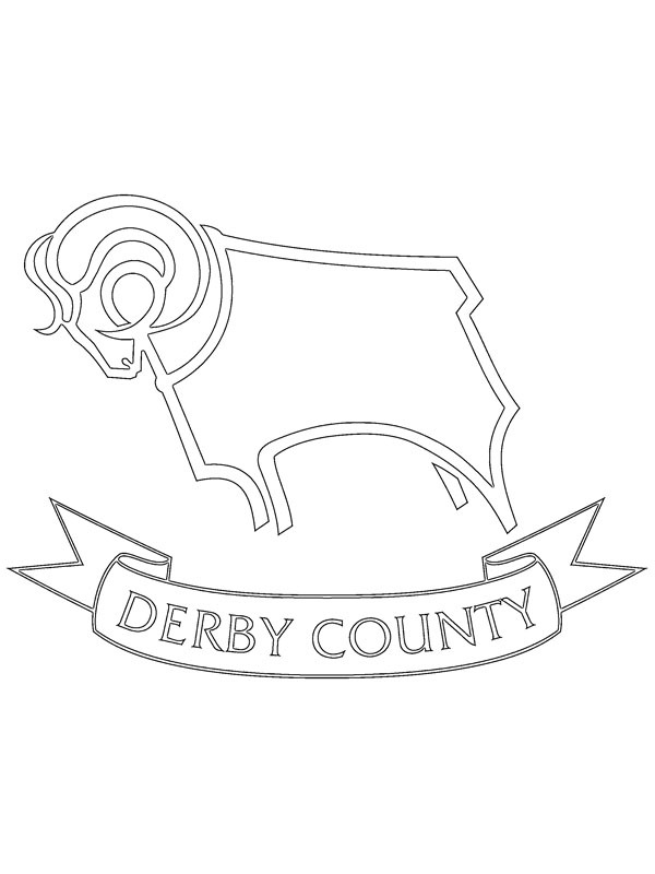 Derby County FC Kleurplaat