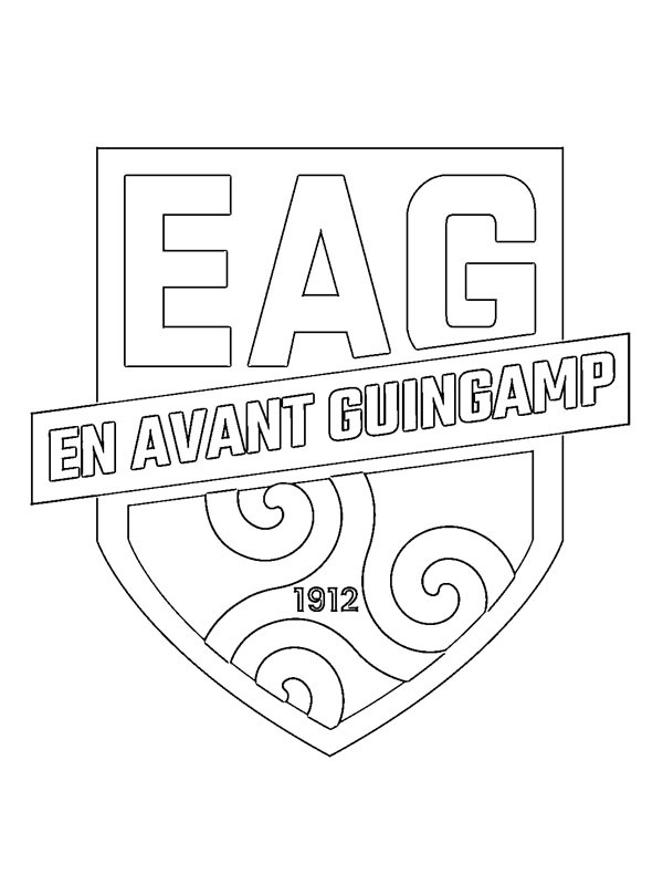EA Guingamp Kleurplaat