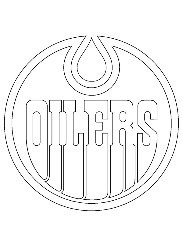Edmonton Oilers Kleurplaat