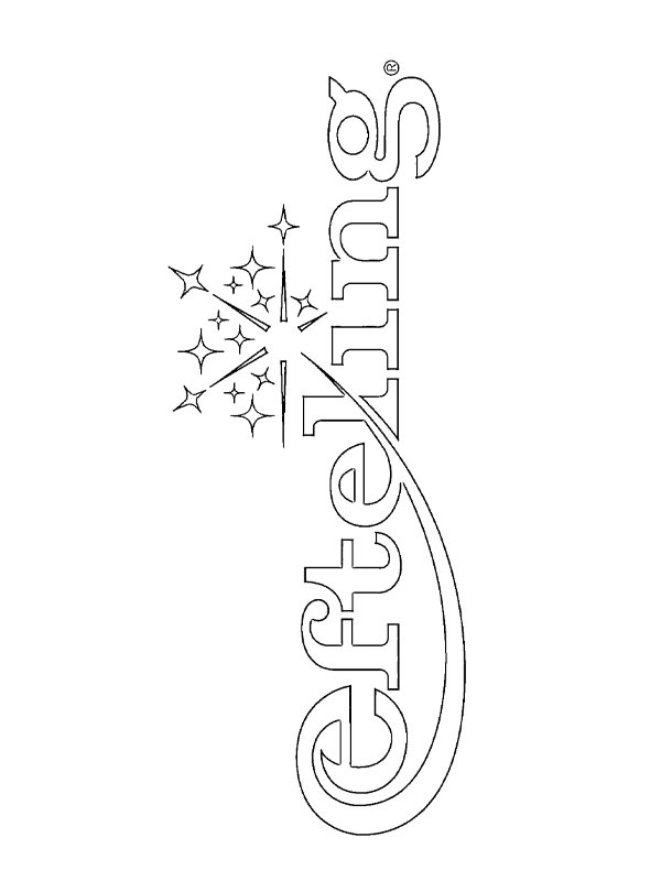 Efteling logo Kleurplaat