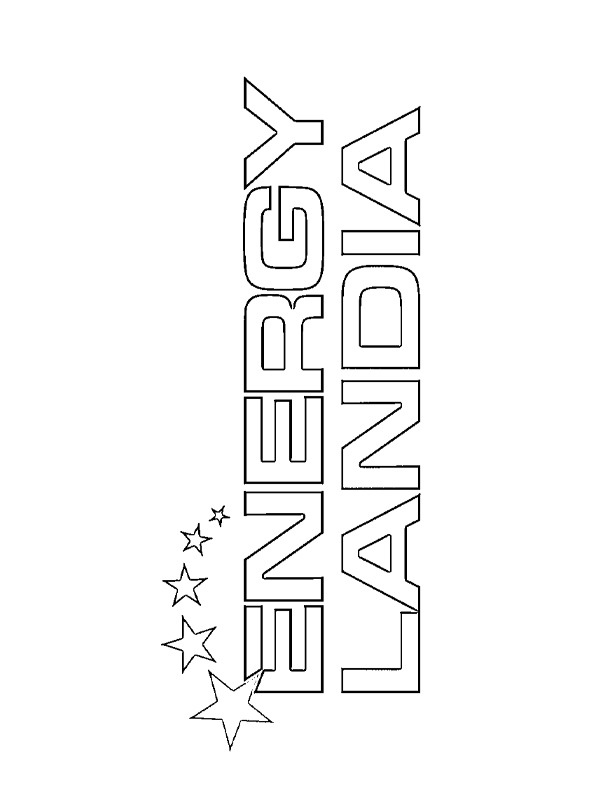 Eenergylandia logo Kleurplaat