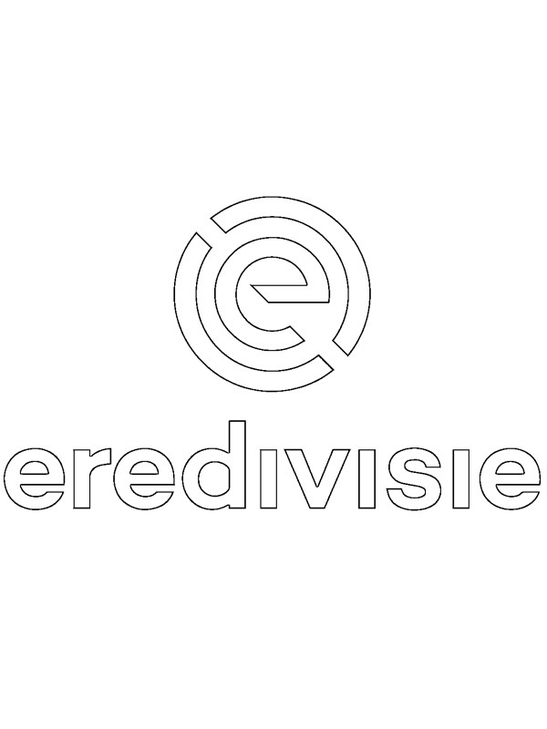 Eredivisie logo Kleurplaat