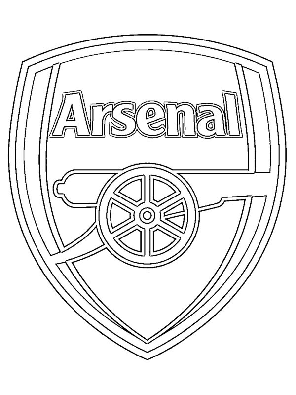 Arsenal Kleurplaat