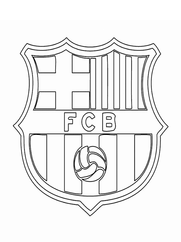 FC Barcelona Kleurplaat