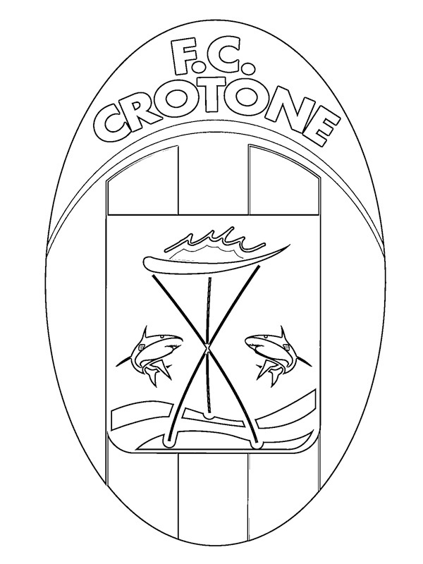 FC Crotone Kleurplaat