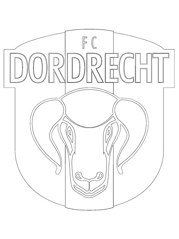 FC Dordrecht Kleurplaat