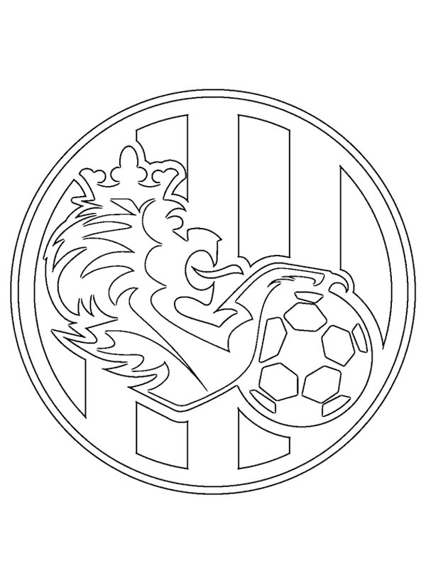 FC Hradec Králové Kleurplaat