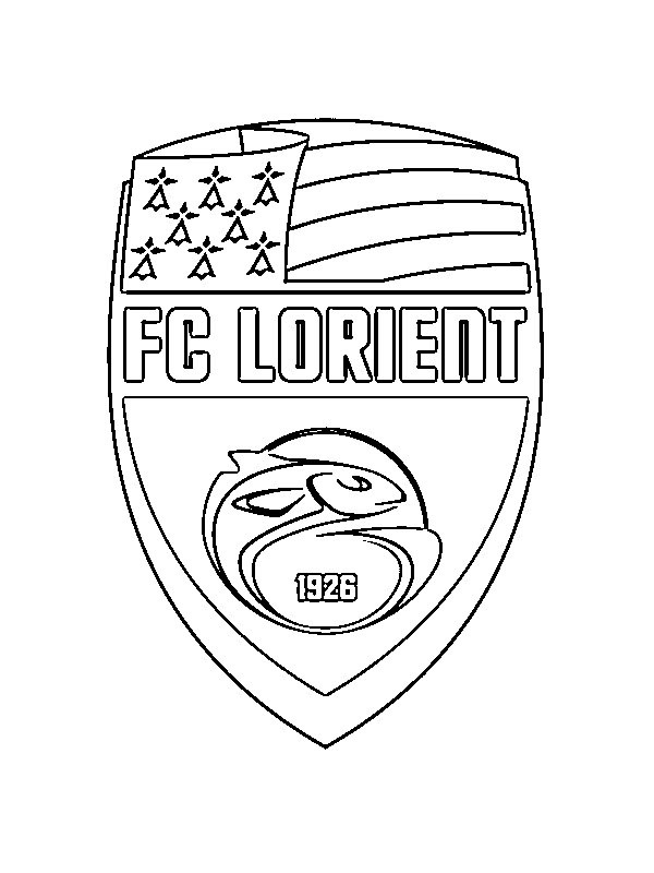 FC Lorient Kleurplaat