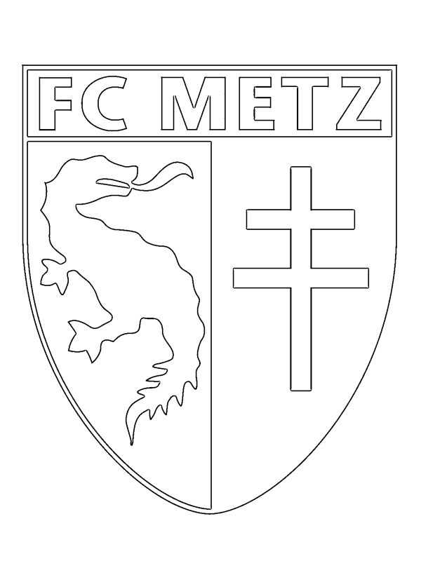 FC Metz Kleurplaat