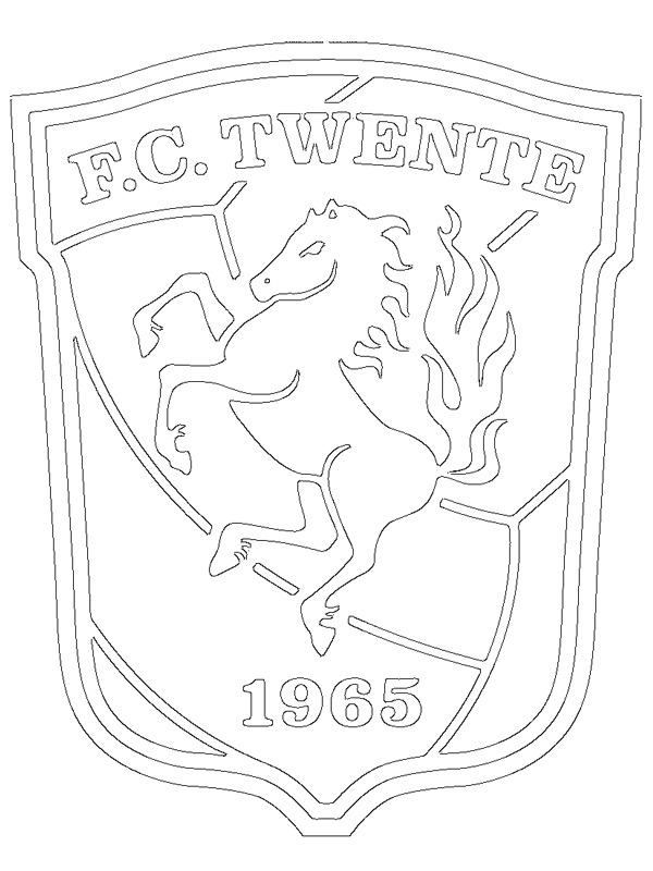 FC Twente Kleurplaat