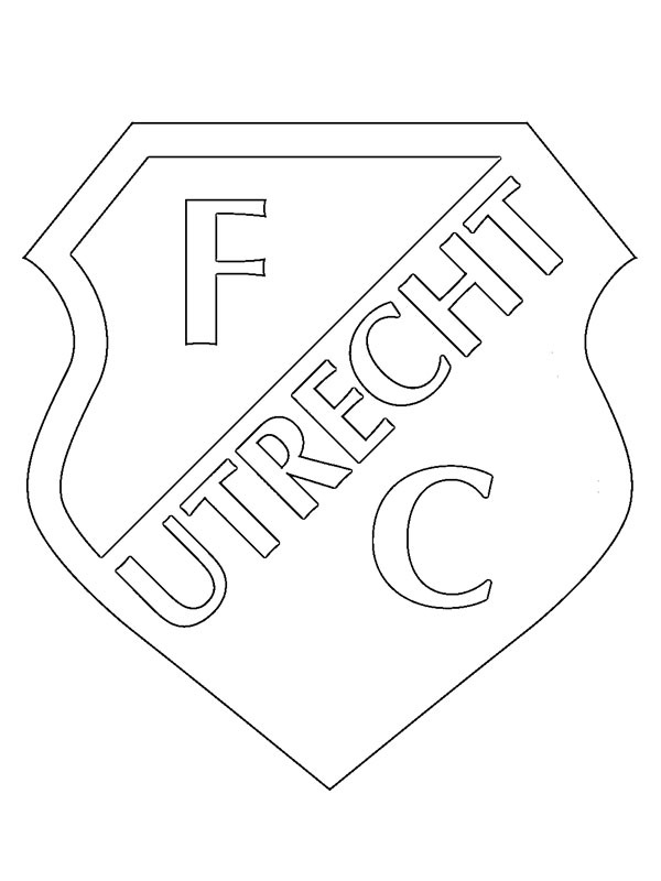 FC Utrecht Kleurplaat