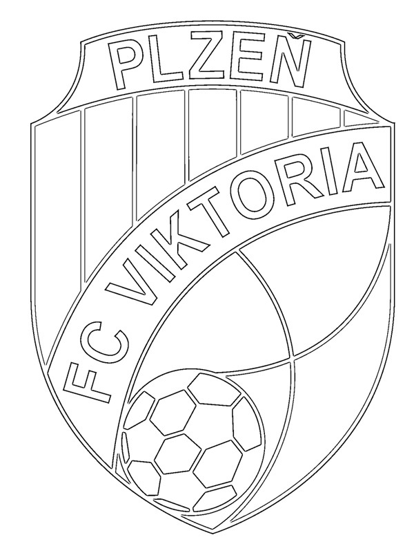FC Viktoria Pilsen Kleurplaat