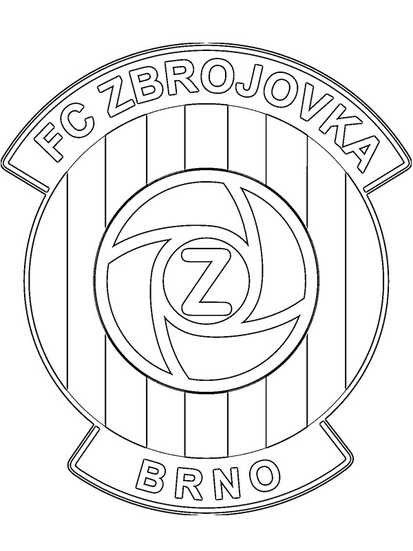 FC Zbrojovka Brno Kleurplaat