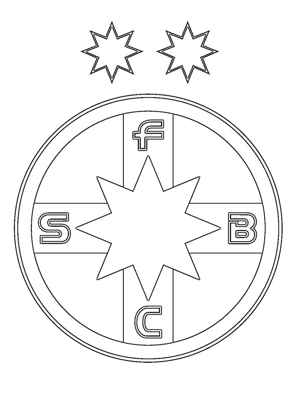 FCSB Kleurplaat