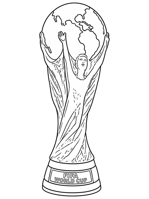 FIFA Wereldbeker 2026 kleurplaat FIFA Wereldbeker 2026 kleurplaat