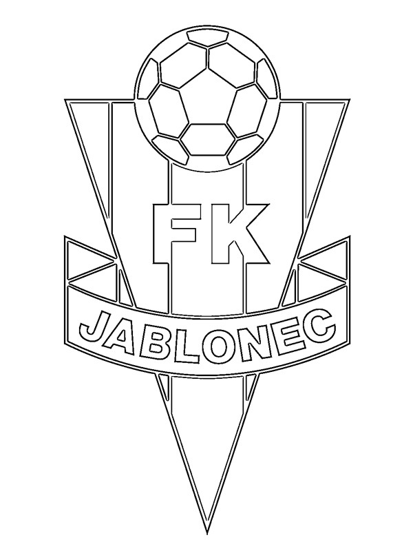 FK Jablonec Kleurplaat