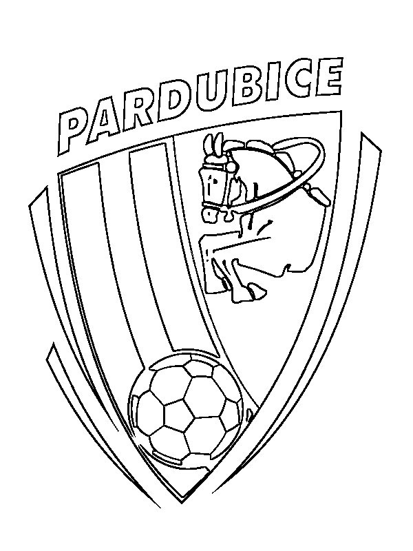 FK Pardubice Kleurplaat