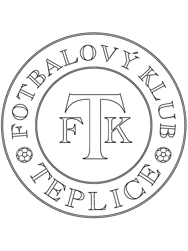 FK Teplice Kleurplaat
