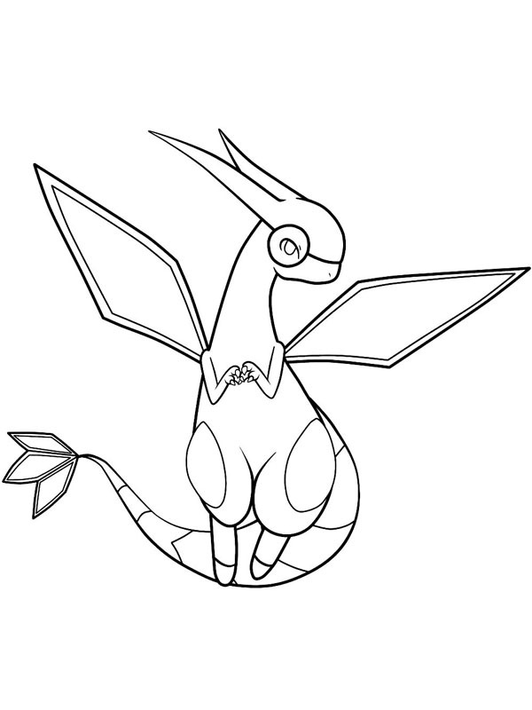 Flygon (Pokémon) Kleurplaat