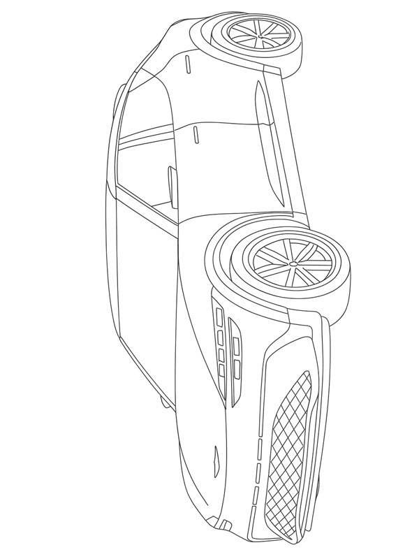 Genesis GV60 Magma kleurplaat Genesis GV60 Magma kleurplaat