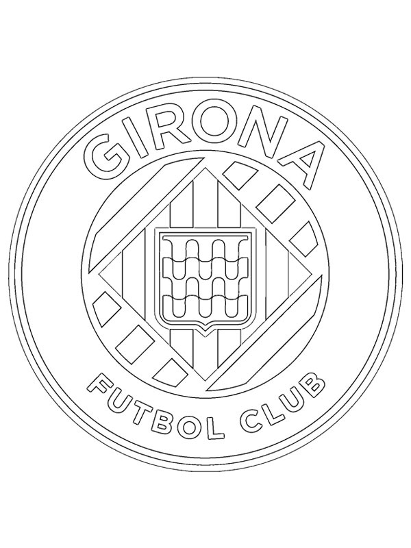 Girona FC Kleurplaat