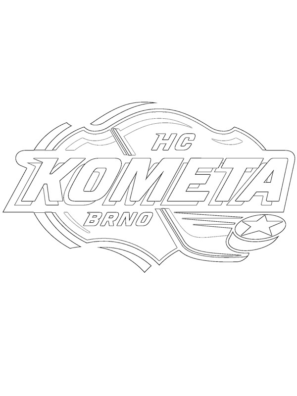 HC Kometa Brno Kleurplaat