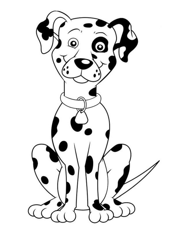 Hond Schnuffi Kleurplaat